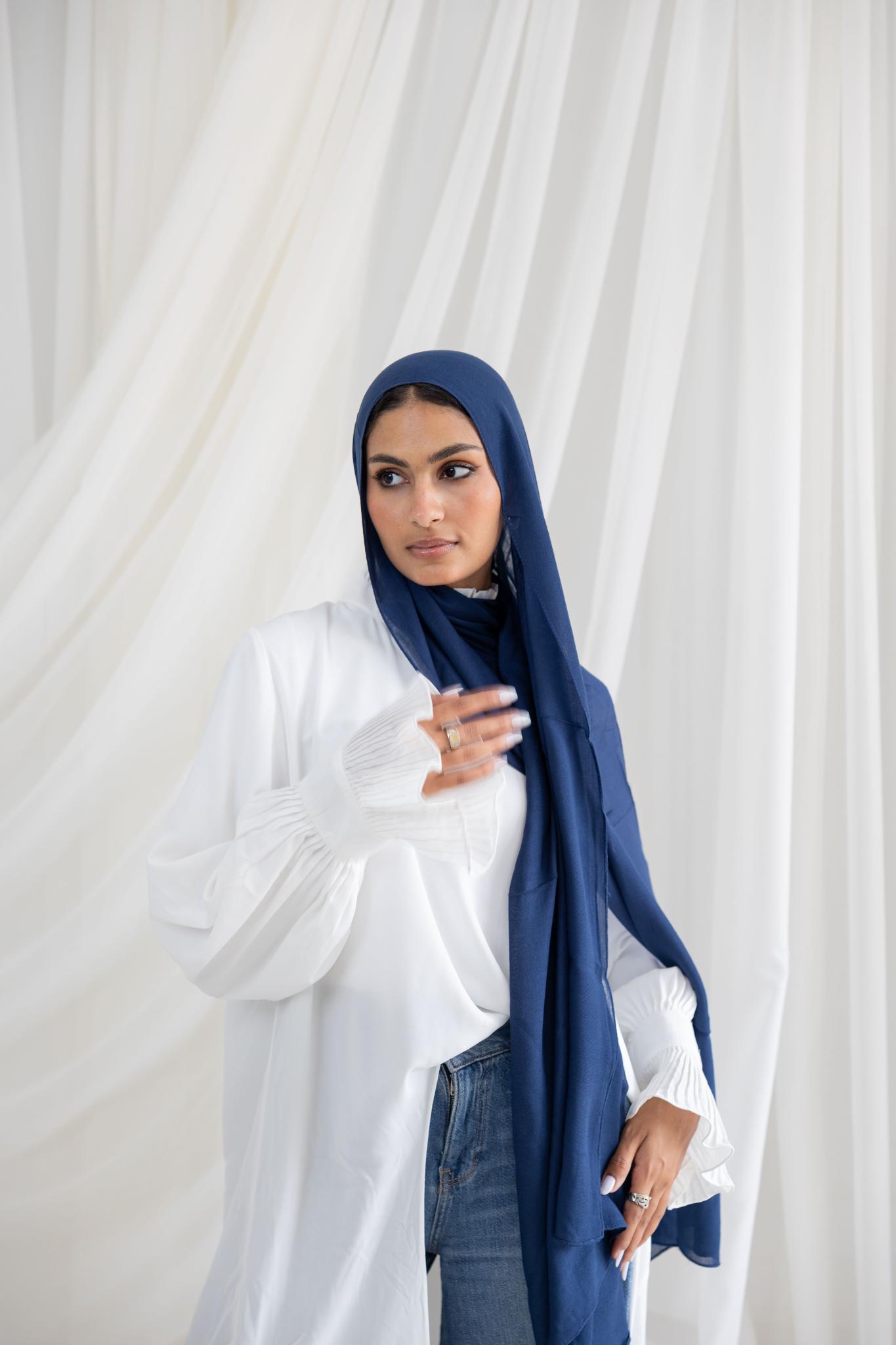 Navy Modal Scarf