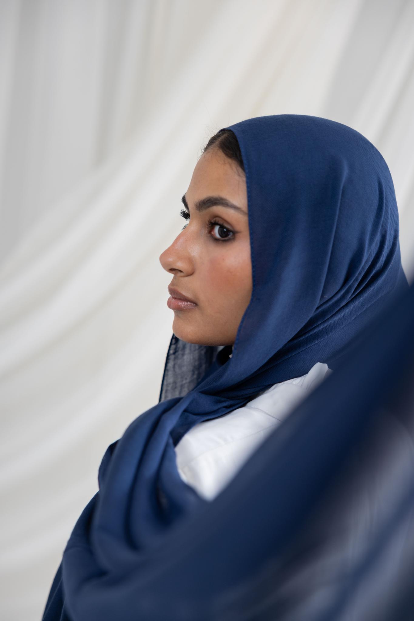 Navy Modal Scarf