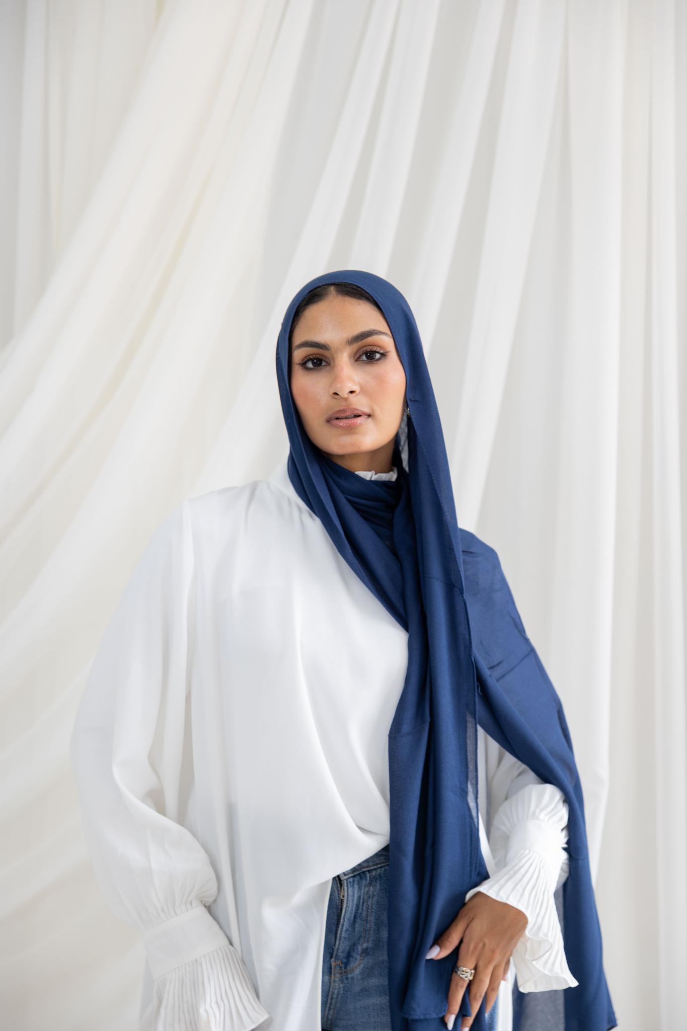 Navy Modal Scarf