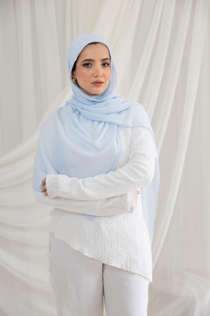 Baby Blue Modal Scarf