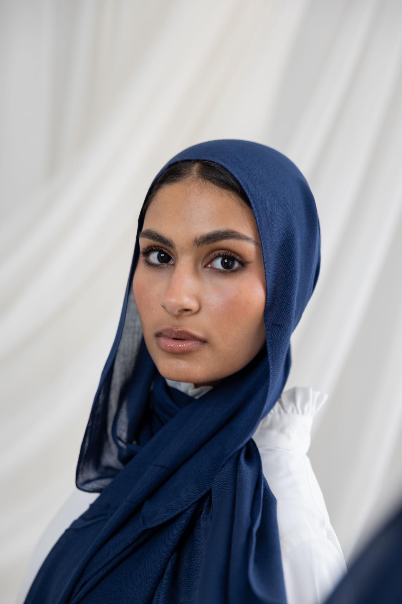 Navy Modal Scarf