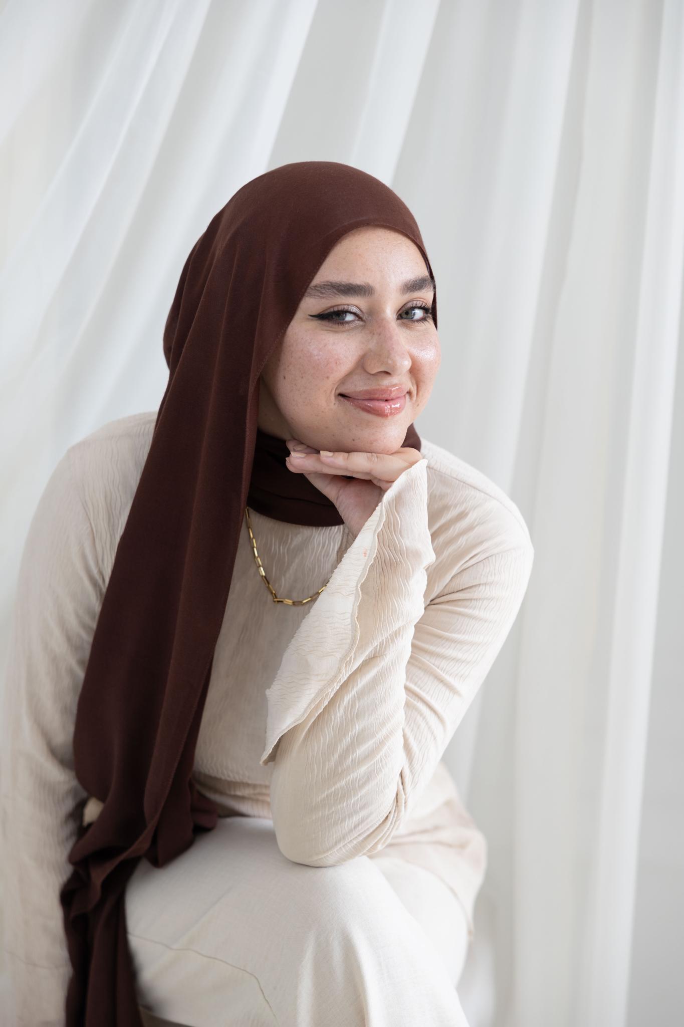 Chocolate Brown Modal Scarf