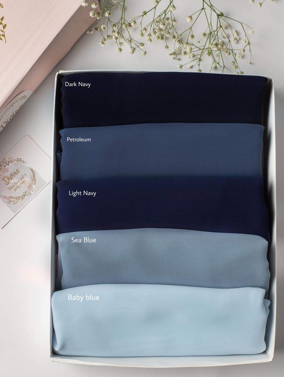 Crepe Chiffon Scarf