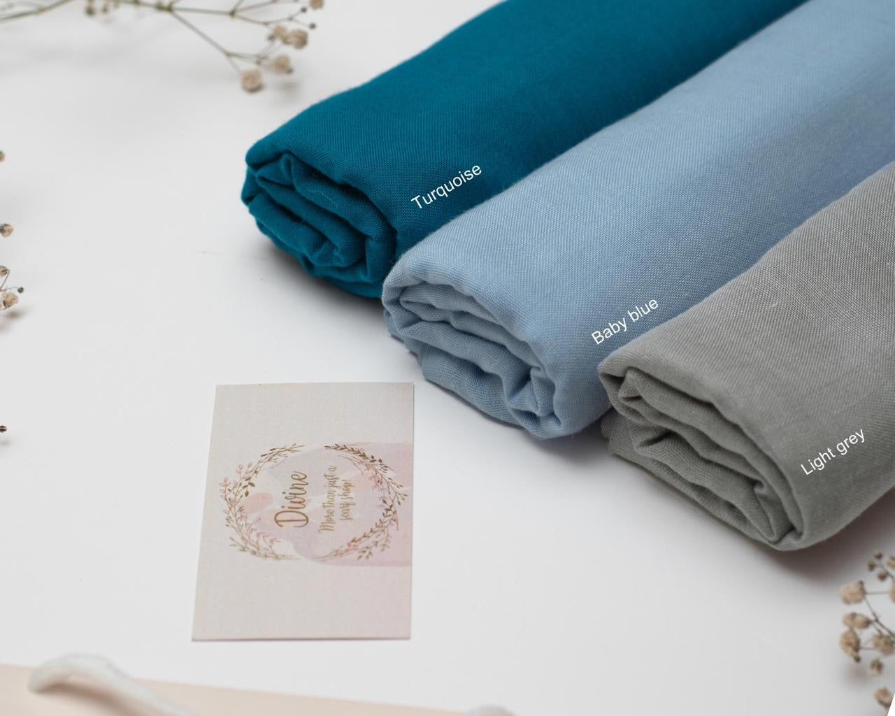 Cotton Bundle of 3 scarves