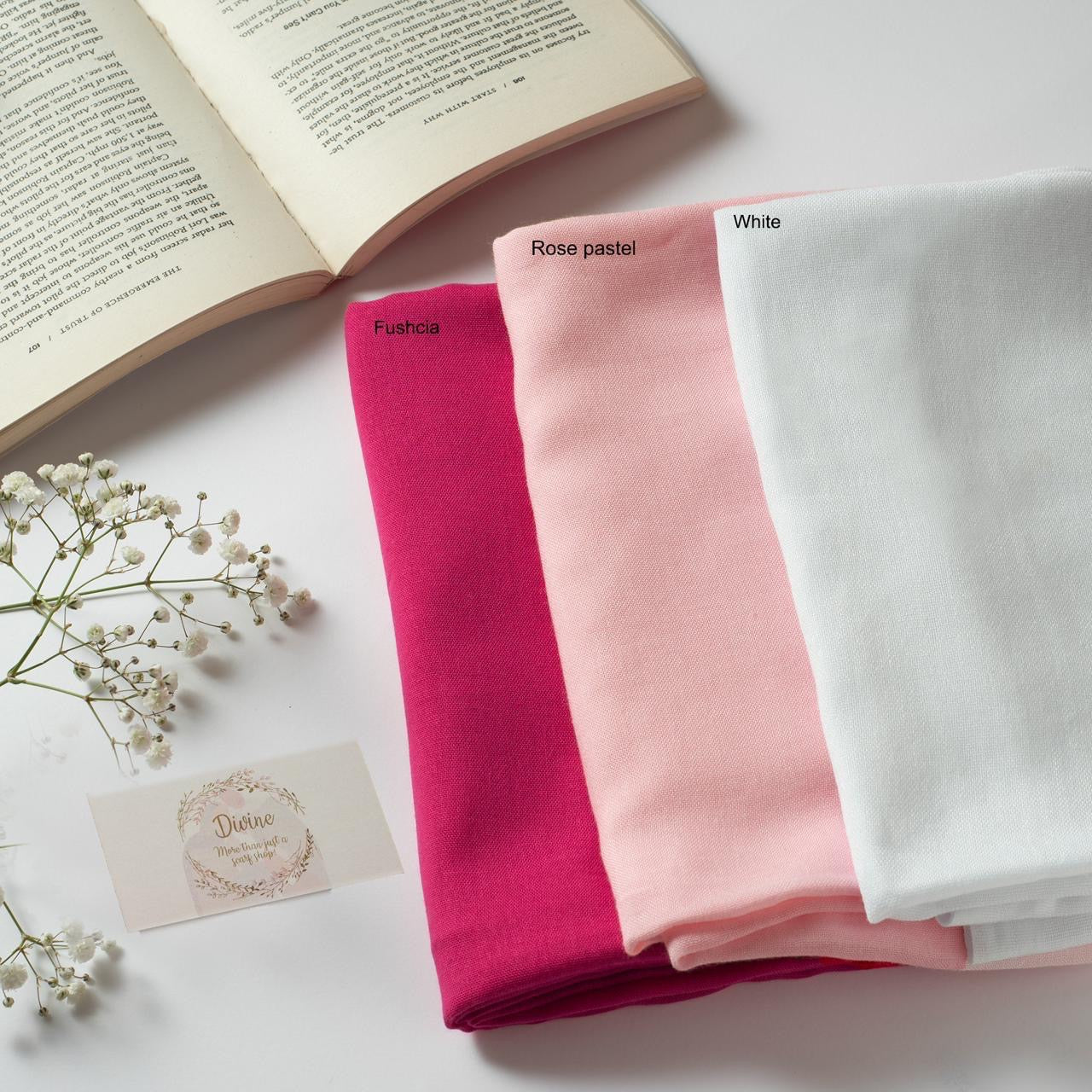 Cotton Bundle of 3 scarves