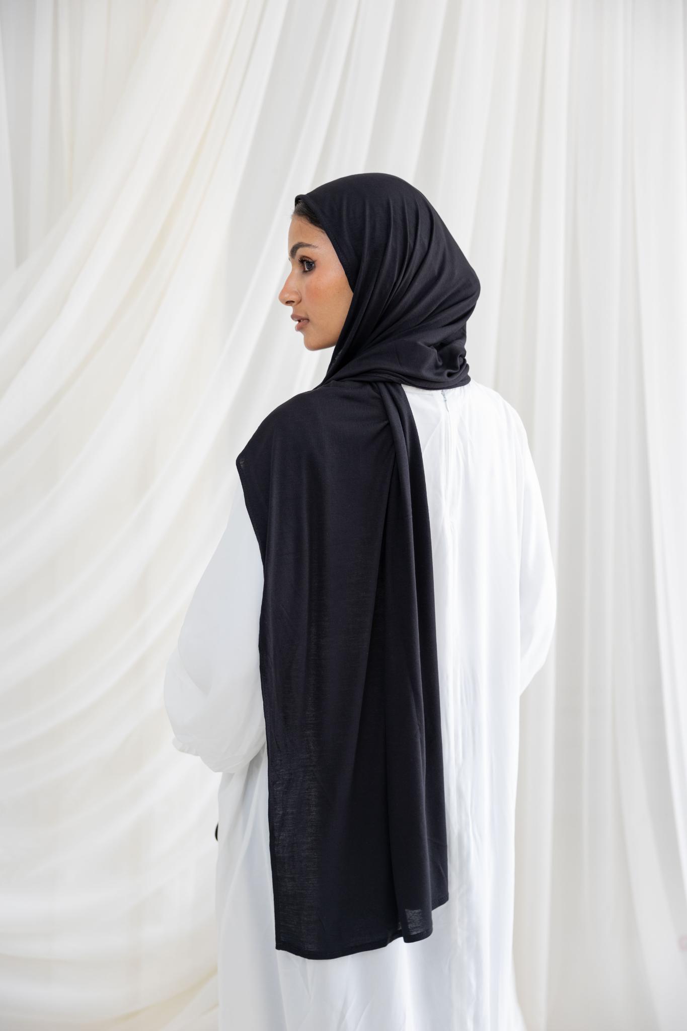 Black Lycra Scarf