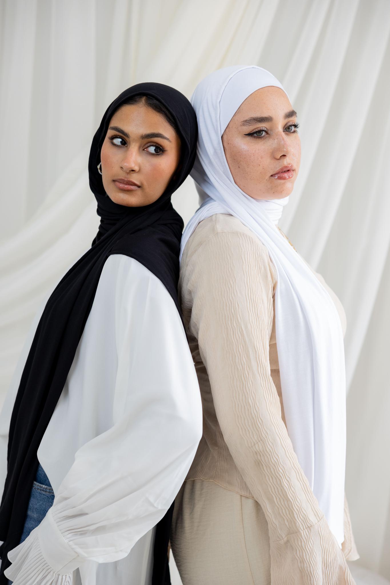 White Lycra Scarf