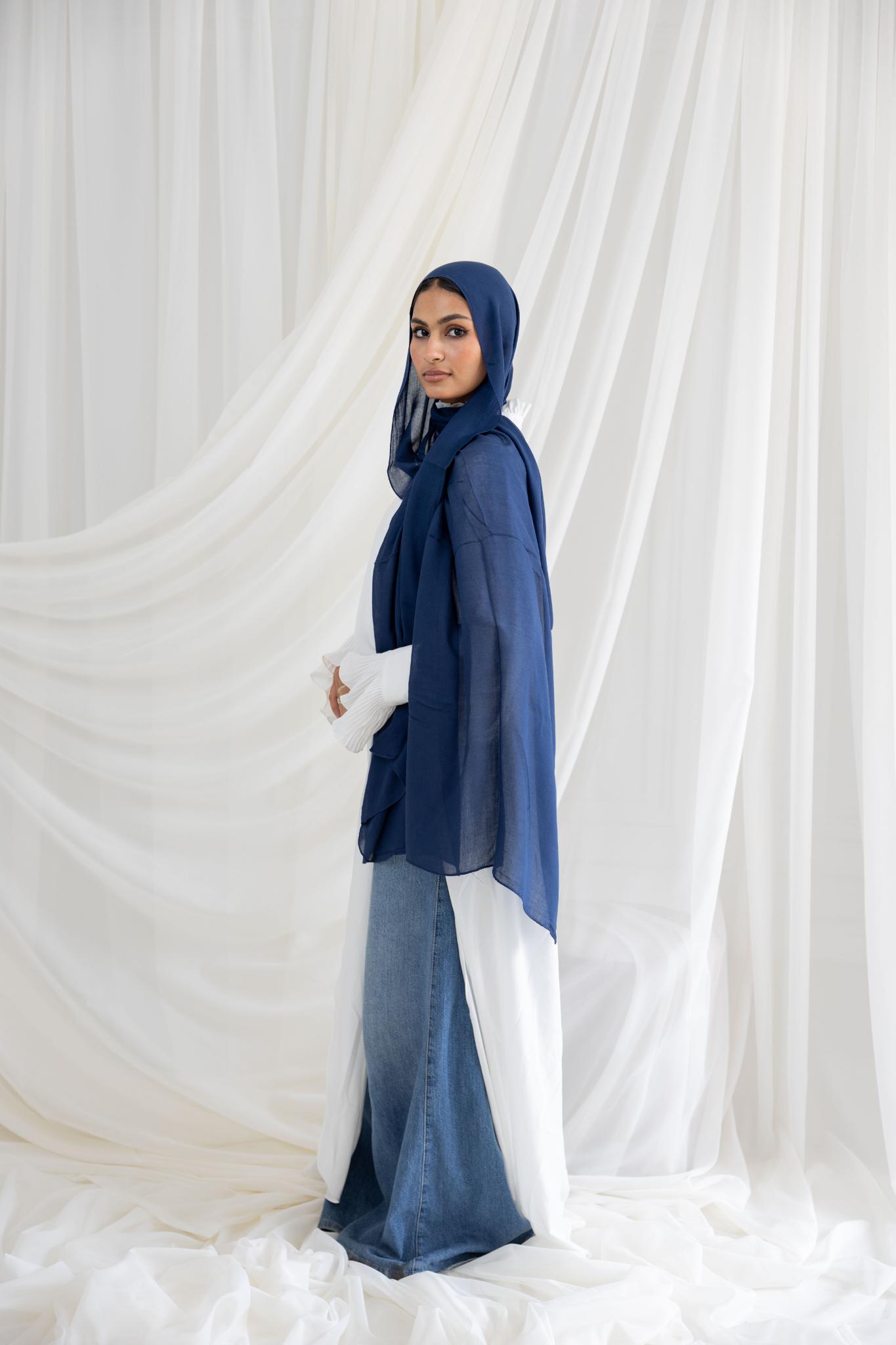 Navy Modal Scarf