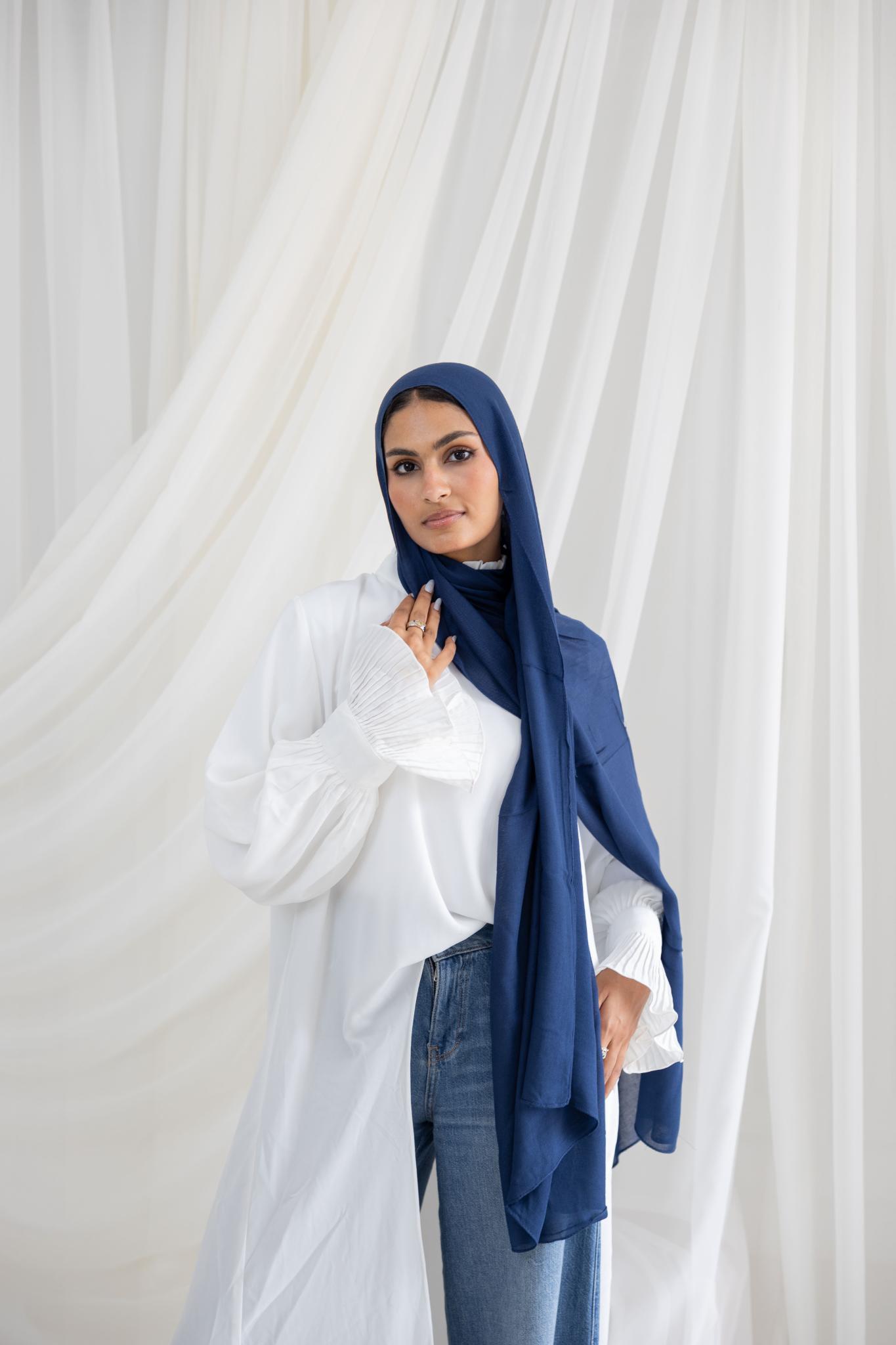 Navy Modal Scarf