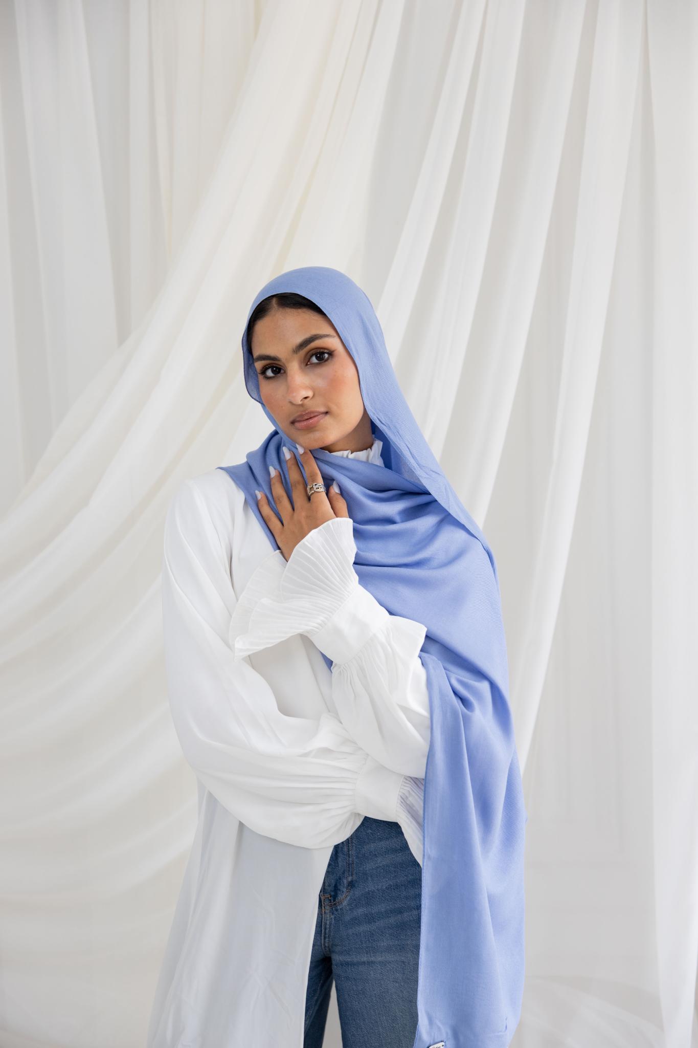 Cornflower Blue Modal Scarf