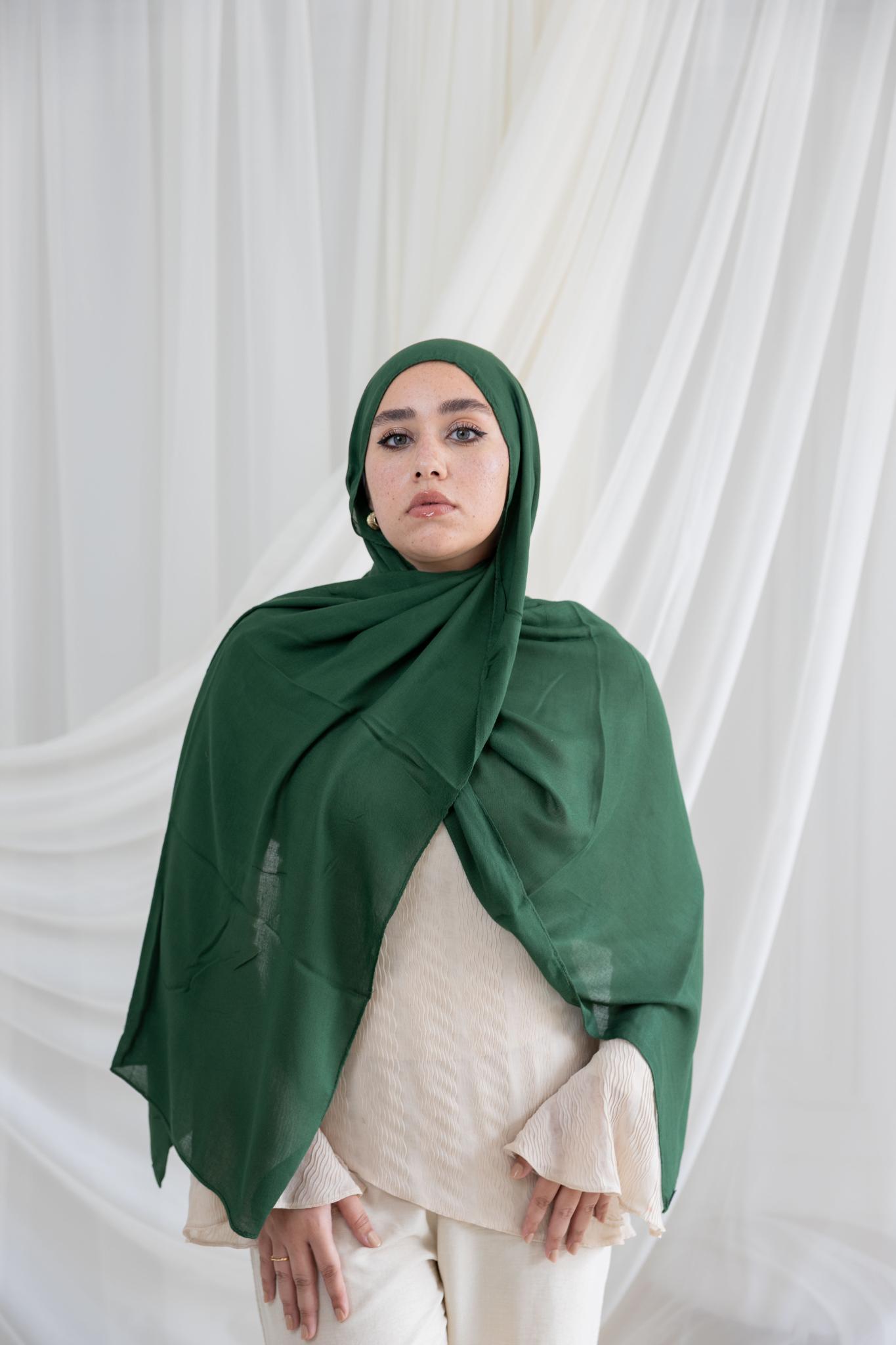 Grass Green Modal Scarf