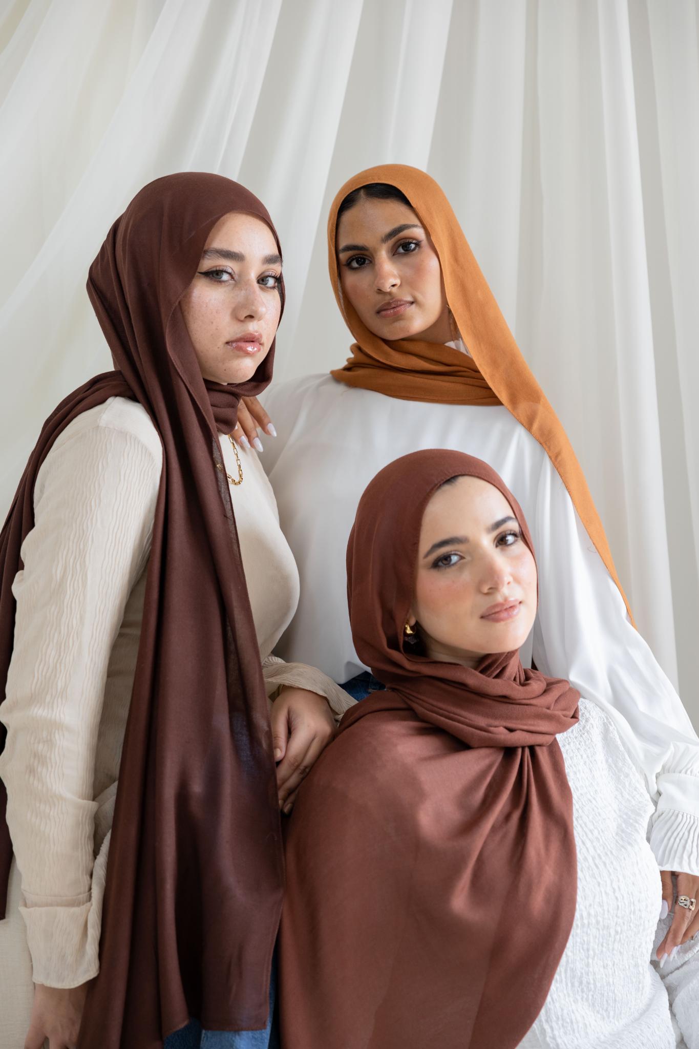 Chocolate Brown Modal Scarf