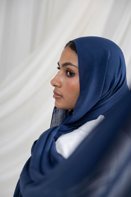 Navy Modal Scarf