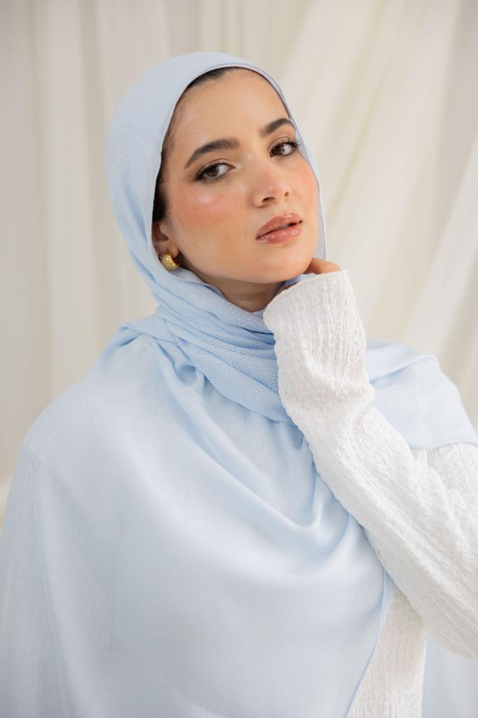 Baby Blue Modal Scarf