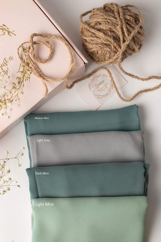 Crepe Chiffon Scarf